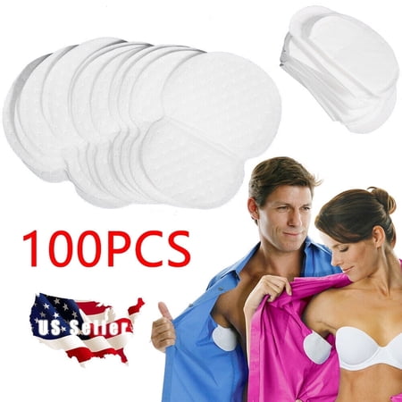 kydely 100pcs Underarm Armpit Sweat Pads Stickers Shield Guard Absorbing Fast Ship