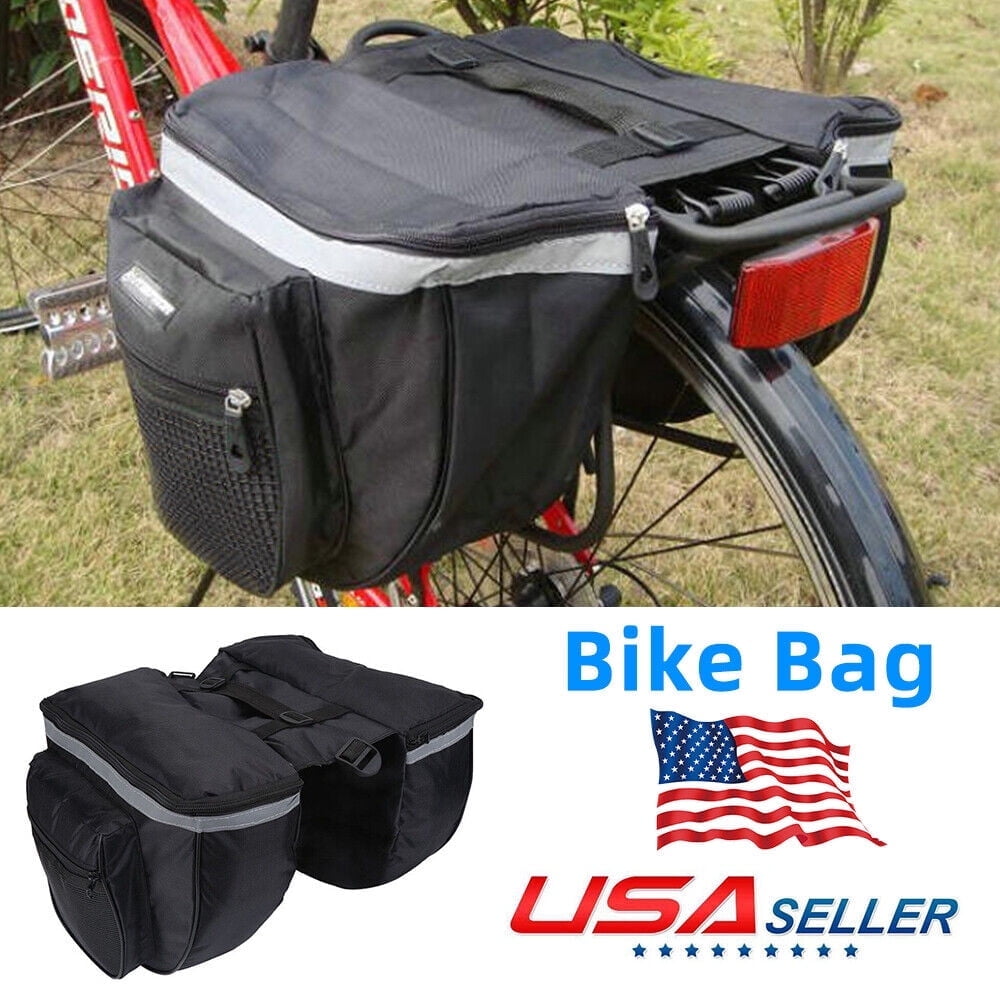 Kydely 25L Waterproof Bicycle Rear Rack Saddle Bag, 600D Oxford Cloth ...