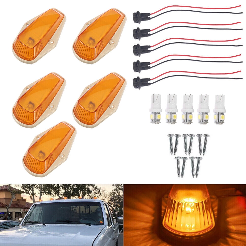 Kydely CAN Bus Compatible Amber 5pcs Lights For Ford Pickup Trucks F150 kydely-can-bus-compatible-amber-5pcs-lights-for-ford-pickup-trucks-f150