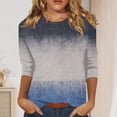 thumbnail image 1 of kytmyeq Women's Casual 3/4 Sleeve T-Shirts o- Neck Tops, 1 of 5