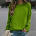 thumbnail image 1 of Topvent Women's Casual Fashion Floral Print Long Sleeve O-Neck Pullover Top Blouse, 1 of 7