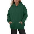 thumbnail image 1 of Topvent Women's Fashion Daily Versatile Casual Crewneck Sweatshirts Long Sleeve Solid Color Top Sweatshirts, 1 of 4