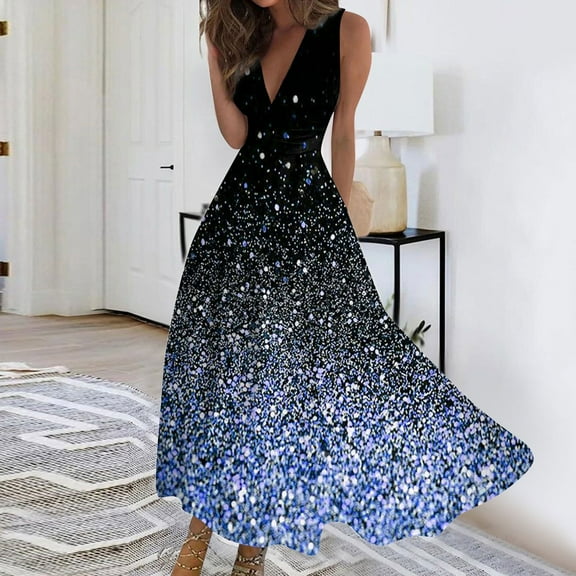 kytmyeq Women's Summer Casual Floral Print Short Sleeve Swing Dress