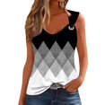 thumbnail image 1 of kytmyeq Womens Tank Top Dressy Casual Shirts Summer Loose Fit Camisole Cute Trendy Clothes Sleeveless Blouses, 1 of 7