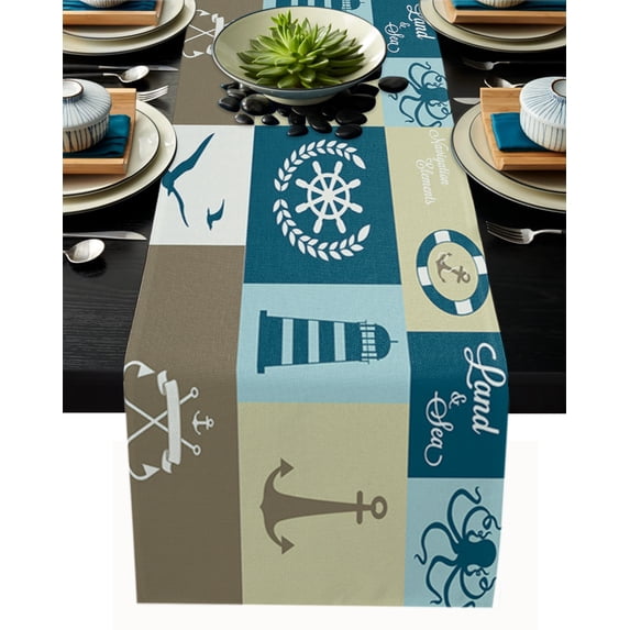 l Theme Pattern Table Runner Kitchen r Tablecloth Placemat Hotel Home Wedding r Table Runners