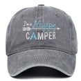 thumbnail image 1 of l'm a Happy CAMPER Embroidery baseball cap Unisex, 1 of 8