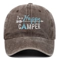 thumbnail image 1 of l'm a Happy CAMPER Embroidery baseball cap Unisex, 1 of 8