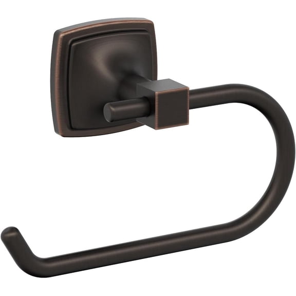 l1 BH36091ORB | Oil Rubbed Bronze Single Post Toilet Paper Holder | 7-1/16 in. (179 mm) Length Toilet Tissue Holder | Stature | Bath Tissue Holder | Bathroom Hardware | Bath Accessories