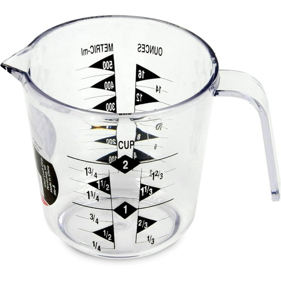 l1 Select Plastic Measuring Cup, 2 Cup, Clear