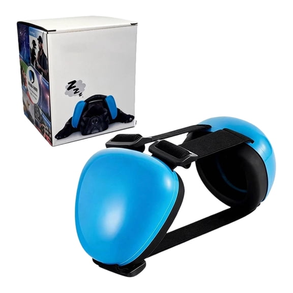 lMGXYH Dog Noise Cancelling Headphones Adjustable Earmuffs for Fireworks Calming Protective Pet Ear Covers, Blue