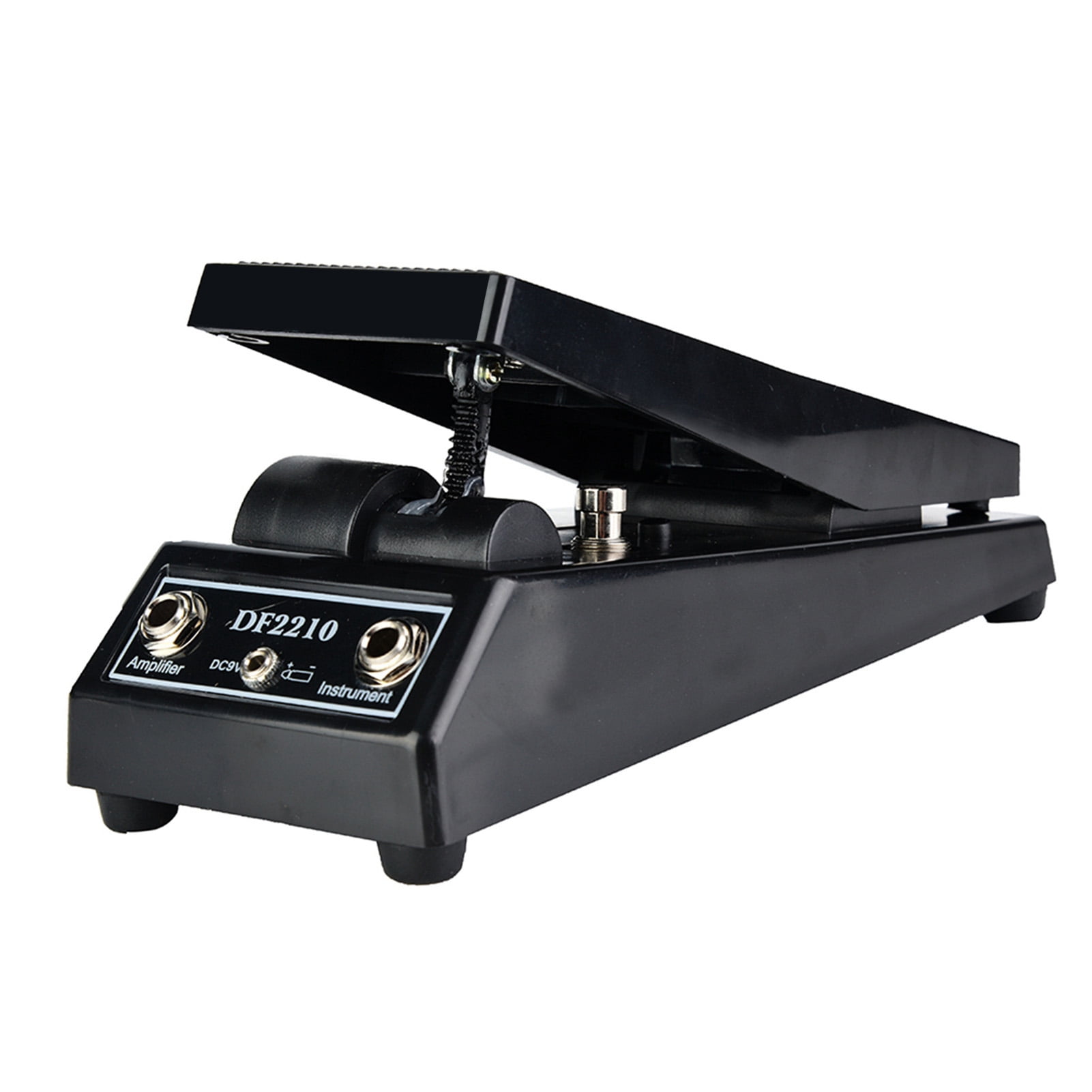lWah Pedal Guitar DF2210 Classic Wah Guitar Effect Pedal Ideal for Band DJ Players Black 9.5 x 3.7 x 2.8in