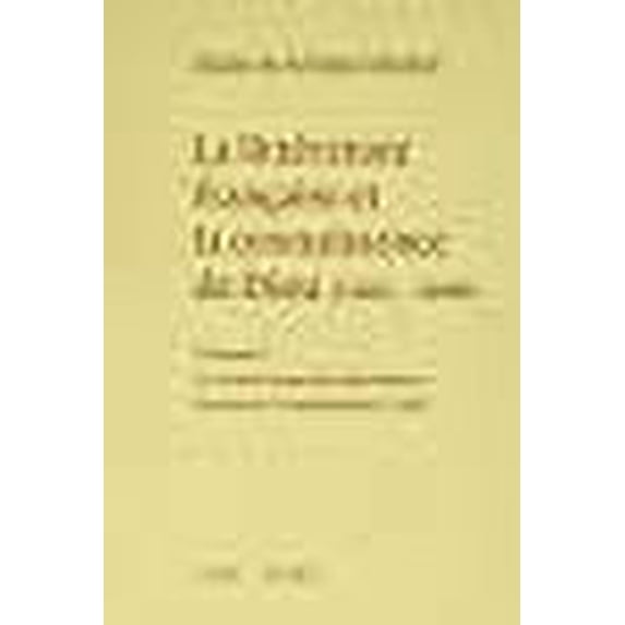 la Litterature Francaise et La Connaissance De Dieu