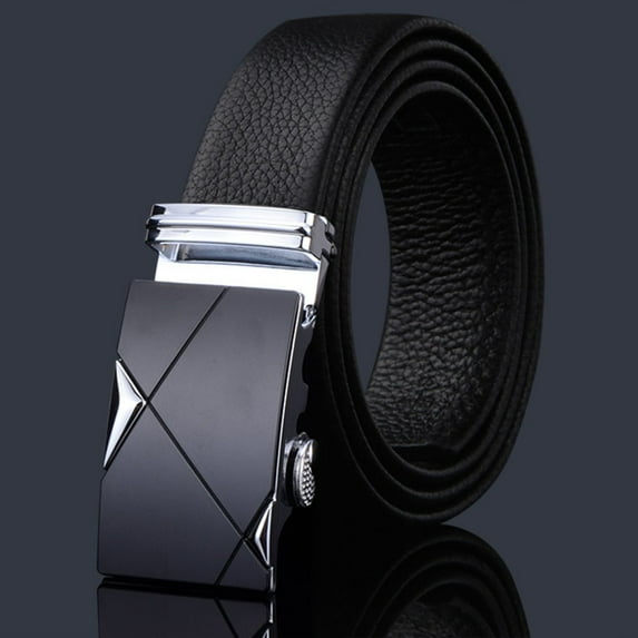 Clearance! labakihah belt mens belt, ratchet belt leather, slide belt with easier adjustable buckle f one size
