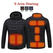 Lisingtool coats for women heated outdoor clothing for riding skiing fishing via heated coat black s