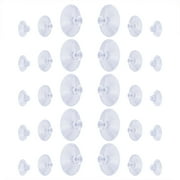labakihah hooks for hanging 30 packs of suction cups suction cups without hooks clear hooks 3 sizes (45mm 30mm 20mm)