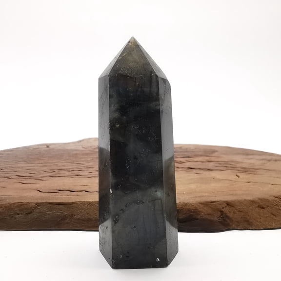 labradorite Crystal Towers ~ Natural Healing Crystal Point Obelisk for Reiki Healing and Crystal Grid 0.174kg
