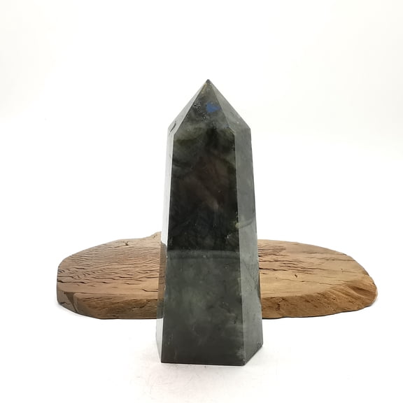 labradorite Crystal Towers ~ Natural Healing Crystal Point Obelisk for Reiki Healing and Crystal Grid 1.016g