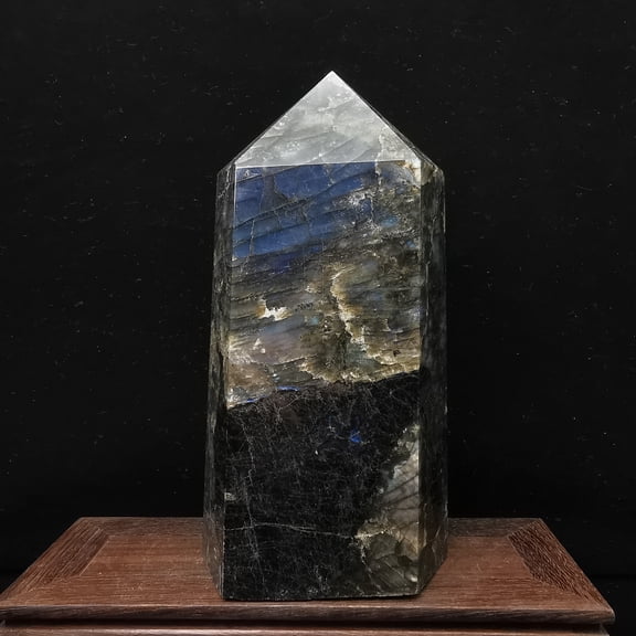 labradorite Crystal Towers ~ Natural Healing Crystal Point Obelisk for Reiki Healing and Crystal Grid 3.453kg