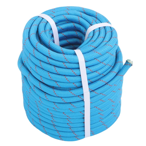 labwork 0.55in 125ft Double Braided Polyester Rope Breaking Strength 8400 Pounds Blue