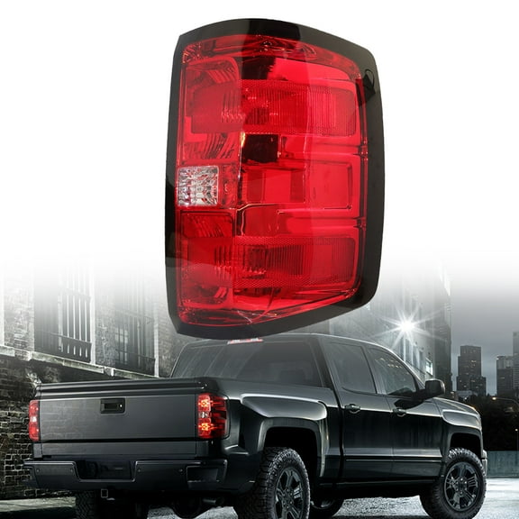 labwork 1-Pack Rear Right Tail Light Brake Lamp Assembly Replacement for 2014 2015 Silverado 1500 2500HD 3500HD Passenger Side with Bulbs 23431876 GM2801261
