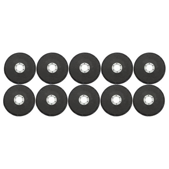 labwork 10 Pack 4-1/2inch X 7/8inch 120 Grit Premium Zirconia Flap Disc Sanding Grinding