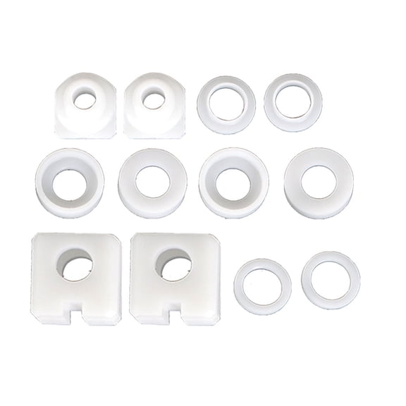 labwork 12 Pcs Electric Front Left and Right Side White Seat Bushing Repair Kit Replacement for 911 993 964