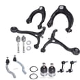 thumbnail image 1 of labwork 12pc Front Lower Control Arms Ball Joint Assembly Tie Rod End Sway Bar Link Kit Driver & Passenger Side for 2008-2012 Honda Accord Suspension Kit, 1 of 7