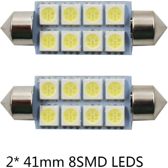 labwork 14 PCS 194 LED Light Bulb White 6000K, 168 2825 W5W T10 31mm Wedge LED Replacement Bulbs for Car Dome Map Door Courtesy License Plate Lights