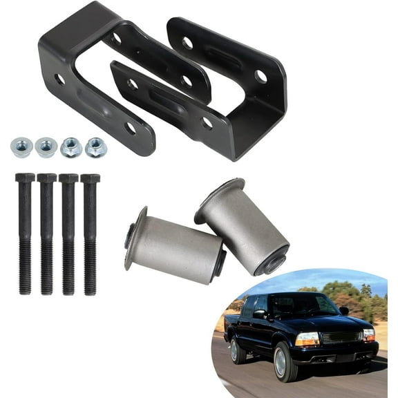 labwork 2-Pack Leaf Spring Shackle Kit Rear LH & RH Replacement for 1995-2005 Blazer, 1994 Blazer S10, 1994-2001 Jimmy S15 15665302 722-028