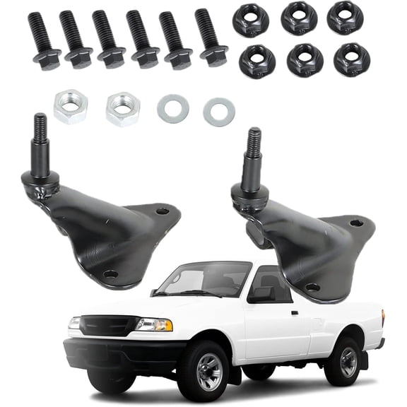labwork 2-Pack Upper Rear Shock Mount Bracket Replacement for Ranger 1983-2011 Replacement for B2300 1994-2009