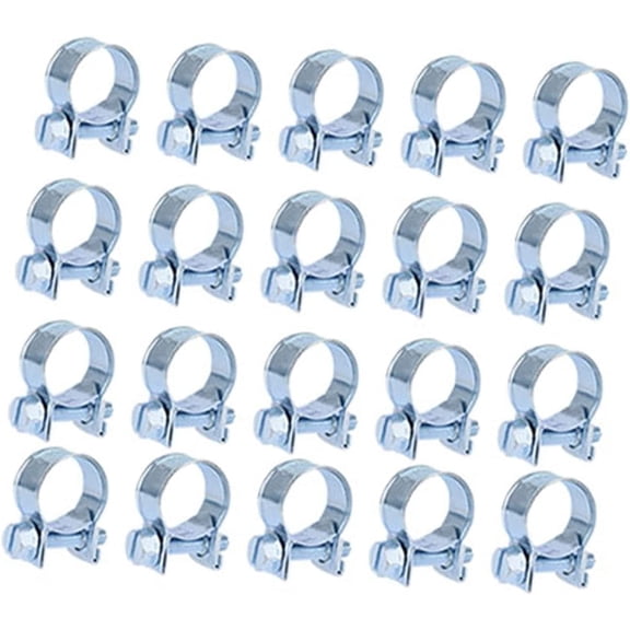 labwork 20Pcs Hose Clamps 5/16 Inch Clamp Cinch Ring Crimp Pinch Fitting Tubing Fit for all Plumbing
