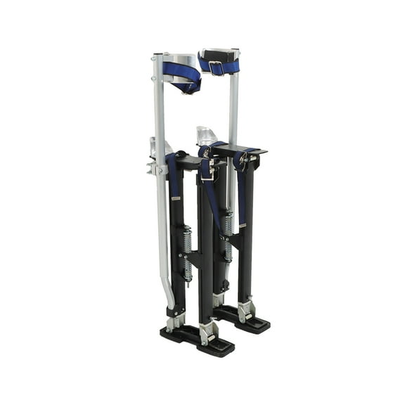 labwork 24-40 Inch Aluminum Alloy Stilts Adjustable Height Drywall Stilts Black Fit for Work High Above The Ground