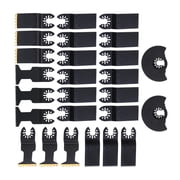 labwork 26-Piece Oscillating Multi-Tool Blade Set for Cutting Wood, Metal, Plastic with Quick-Change Adapter for Most Oscillating Tools