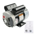 thumbnail image 1 of labwork 3.7 HP Electric Motor 56 Frame 3450RPM Single Phase Motor General Air Compressor Motor SPL 5/8 Shaft 230V, 1 of 6