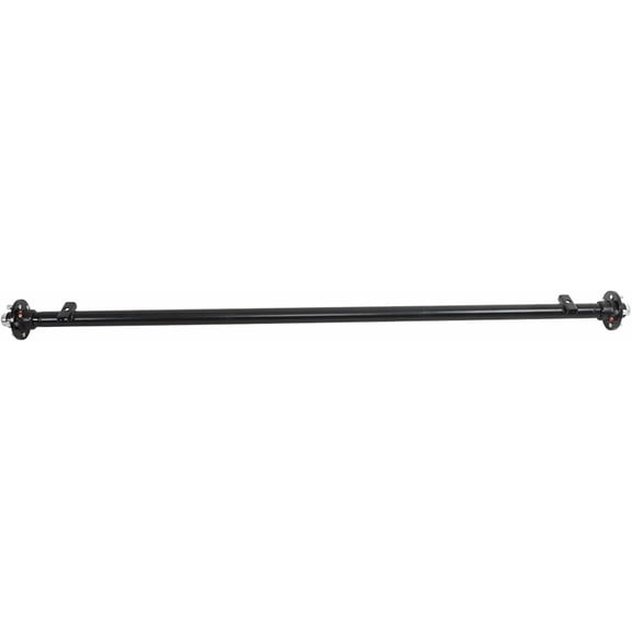 labwork 3500 lb Trailer Axle 5-Lug 4.5 89 Hub Face 74 Spring Center Straight Steel Axle Tube Powder Coated Easy Assembly