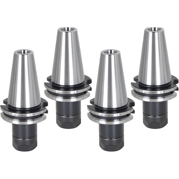 labwork 4 CAT40 x ER20 Collet Chucks Shank Length 2.76in Thread 5/8in-11 for Milling and Lathe Machines