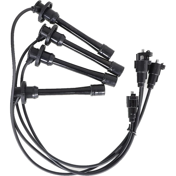labwork 4Wires Spark Plug Wire Black For 1996 97-00 Toyota Tacoma Pickup 2.4L/2.7L