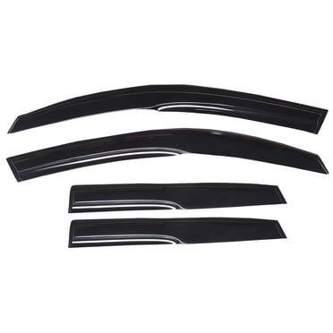 WellVisors Replacement For 2004-2009 Mazda 3 Hatchback Clip-ON Smoke...
