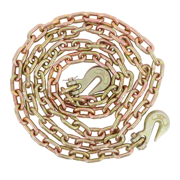 labwork 4900LBS Transport Bundle Chain Steel G80 5/16In X 10.3Ft Transport Strap Chain for Transporting, Towing, Logging and Tie Down Binding