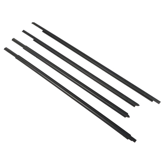 labwork 4PCS Weatherstrip Window Moulding Trim Seal Door Outside Belt Replacement for 2009-2021 Ram 1500 2500 3500 4500 5500 55112376AH 55112377AH 55372138AH 55372139AH