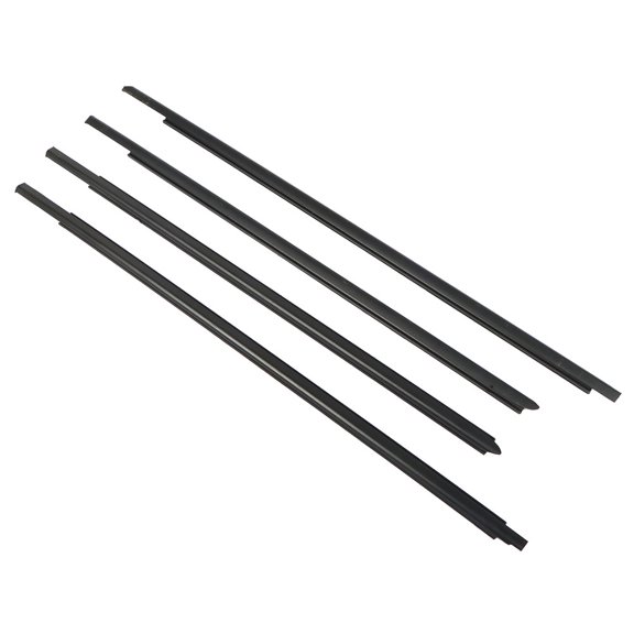 labwork 4PCS Weatherstrip Window Moulding Trim Seal Door Outside Belt Replacement for 2009-2021 Ram 1500 2500 3500 4500 5500 55112376AH 55112377AH 55372138AH 55372139AH