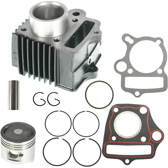 labwork 50cc Cylinder & Piston Gasket Repair Kit Replacement for Honda Z50 XR50 CRF50