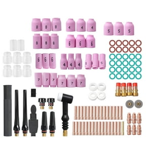 labwork 58-Piece TIG Welding Torch Kit (0.040-1/8) with Gas Lens System - Compatible with WP-9/17/20/25 Series