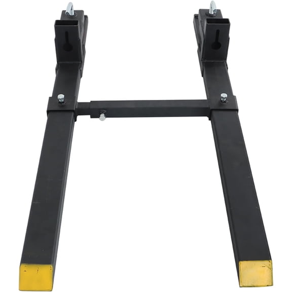 labwork 60 4000lbs Clamp on Pallet Forks Quick Attach Bucket Fork with Adjustable Stabilizer Bar Replacement for Tractor Attachments Skid Steer Loader Bucket