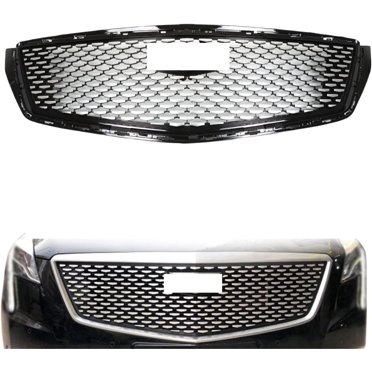 Munirater Front Upper Radiator Grille For Cadillac XTS 2016-2017 – Chrome/Black 23473084