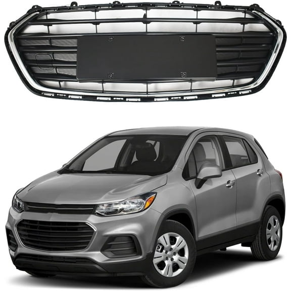 labwork Black Front Bumper Lower Grill Grille Replacement for Chevrolet Trax 4-door 2017 2018 2019 2020