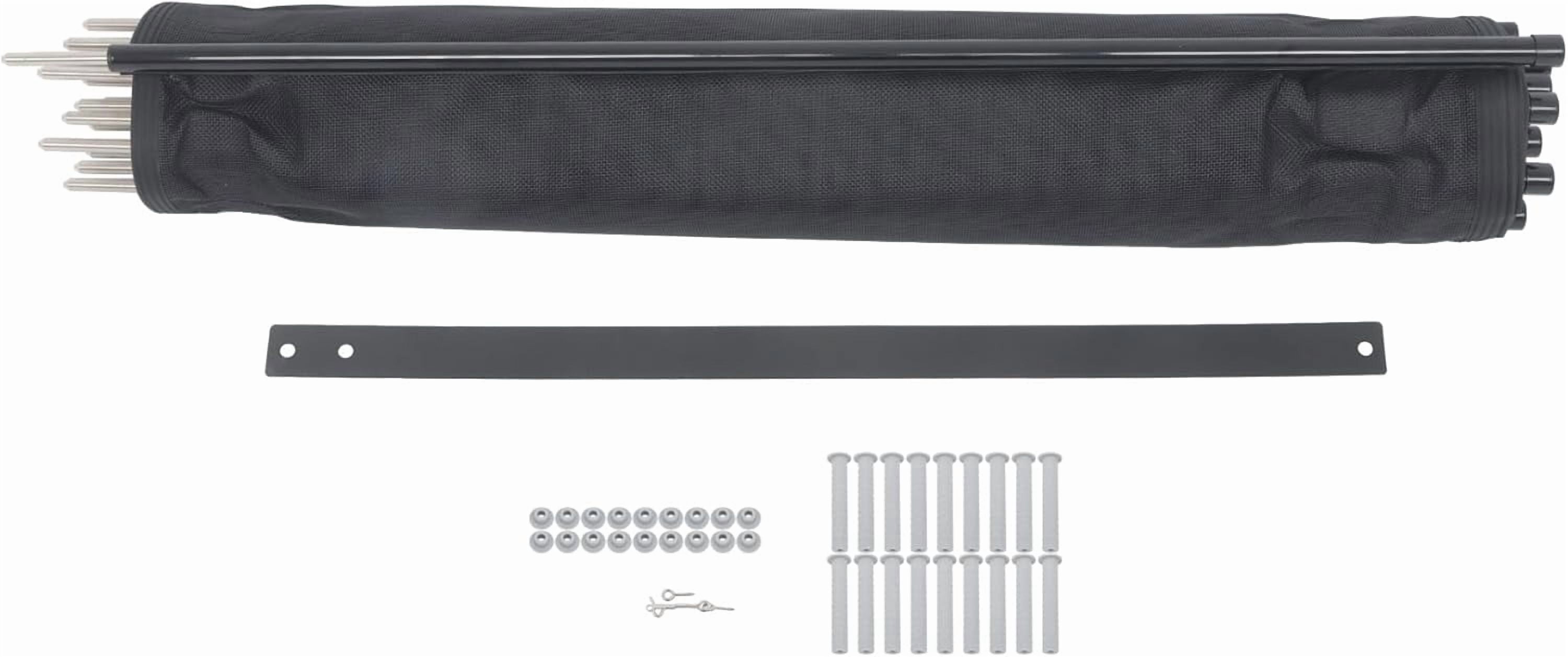 labwork Black Pool Fence, 4 * 48Ft Swimming Pool Safety Barrier ...