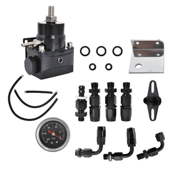 Racing Speed AN6-6AN Adjustable Universal Fuel Pressure Regulator Kit – 0-140 PSI – With Lines & Hardware