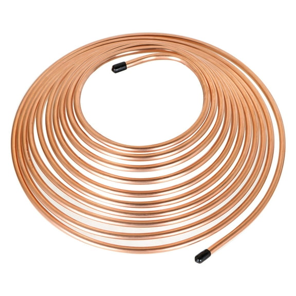 labwork Brake Line 5/16 25 Foot Copper Coated Tube Coil Roll