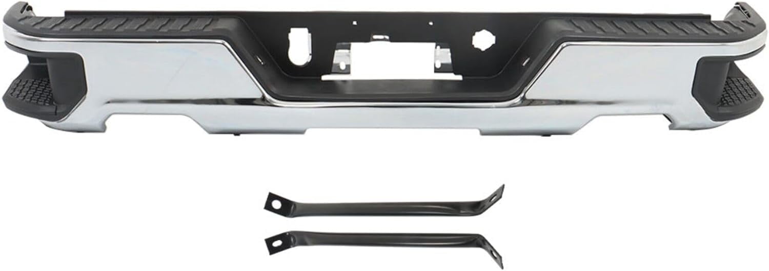 Labwork Chrome Rear Bumper Assembly Replacement For Chevy Silverado Gmc Sierra 1500 2019 2023 5686